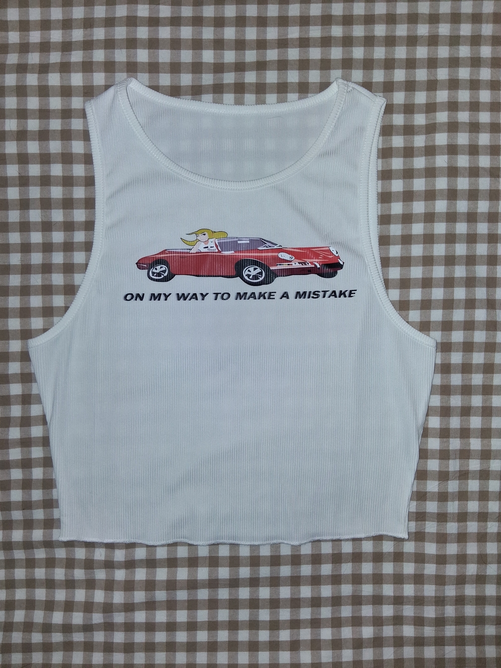 Womens Retro Car Tank